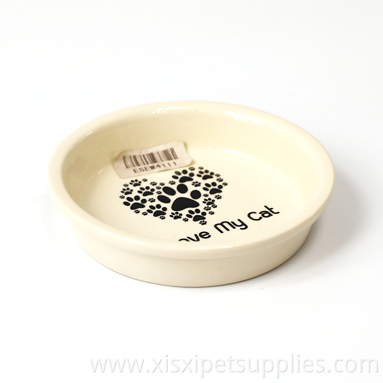 Wholesale Pet Food Bowl Ceramic cat bowl Cat Ceramic Bowl